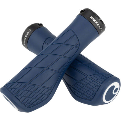 Ergon GA3 Grips - Nightride Blue, Lock-On, Large [MPN: 42411488]_1267052