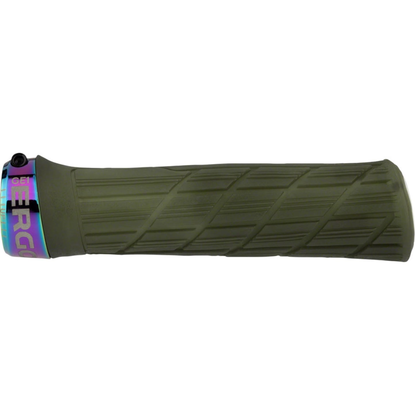 Ergon GE1 Evo Factory Grips - Frozen Moss/Oil Slick, Lock-On [MPN: 42411361]_1267176