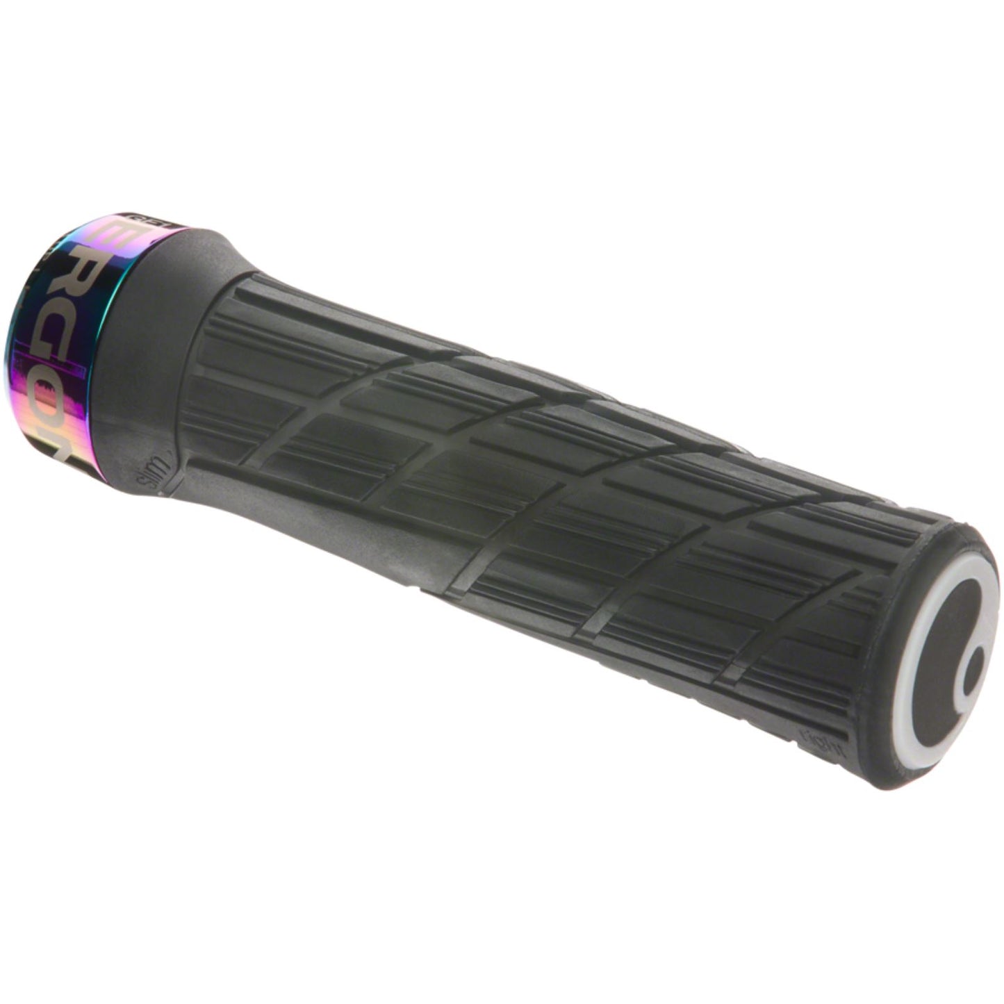 Ergon GE1 Evo Factory Slim Grips - Frozen Stealth/Oil Slick, Lock-On [MPN: 42411163]_1267114