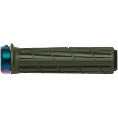 Ergon GD1 Evo Factory Grips - Frozen  Moss/Oil Slick, Lock-On [MPN: 42440203]_1267125