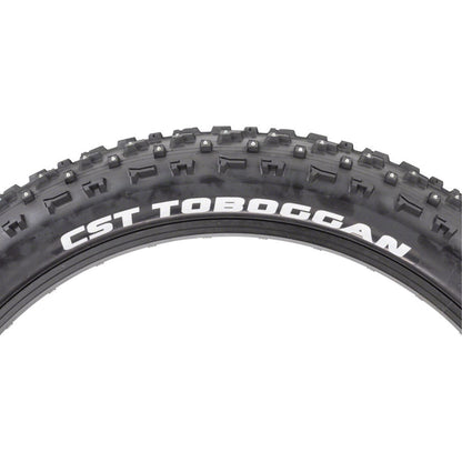CST Toboggan Tire - 26 x 4, Clincher, Wire, Black, Studded TB00258800_1267648