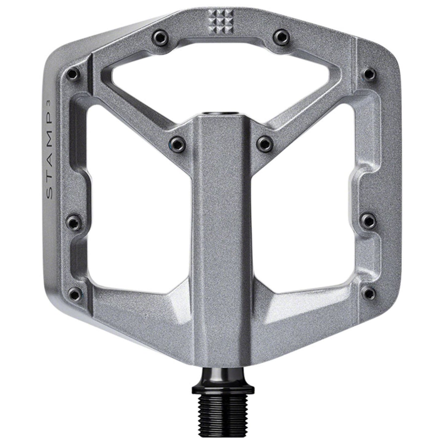 Crankbrothers Stamp 3 Pedals - Platform, Magnesium, 9/16", Gray, Small [MPN: 16369]_1268565