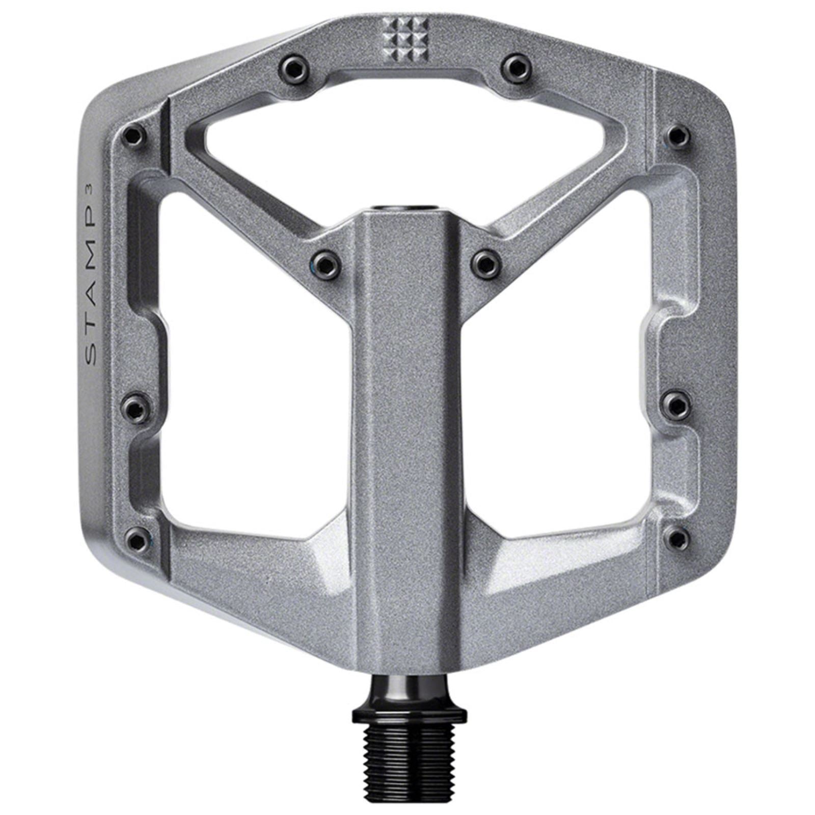 Crankbrothers Stamp 3 Pedals - Platform, Magnesium, 9/16", Gray, Small [MPN: 16369]_1268565