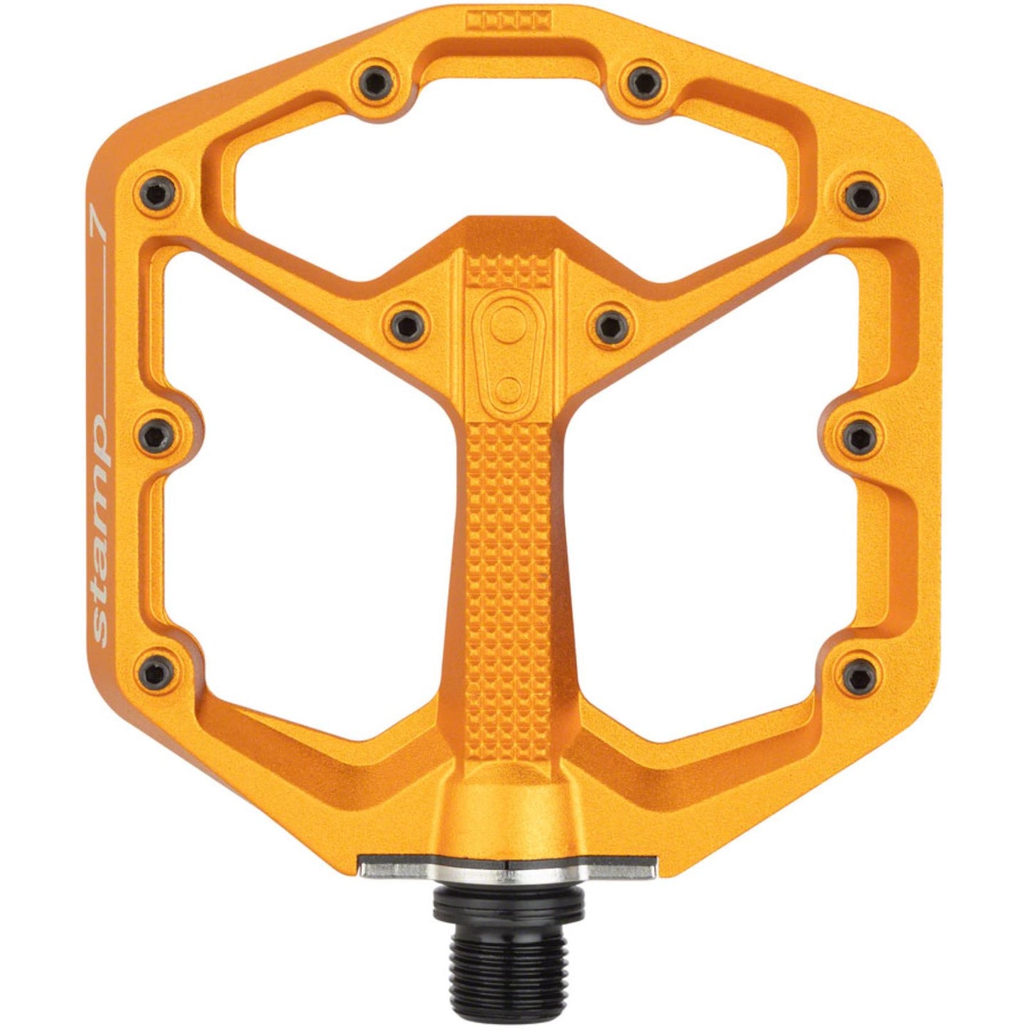Crankbrothers Stamp 7 Pedals - Platform, Aluminum, 9/16", Orange, Small [MPN: 16280]_1268574
