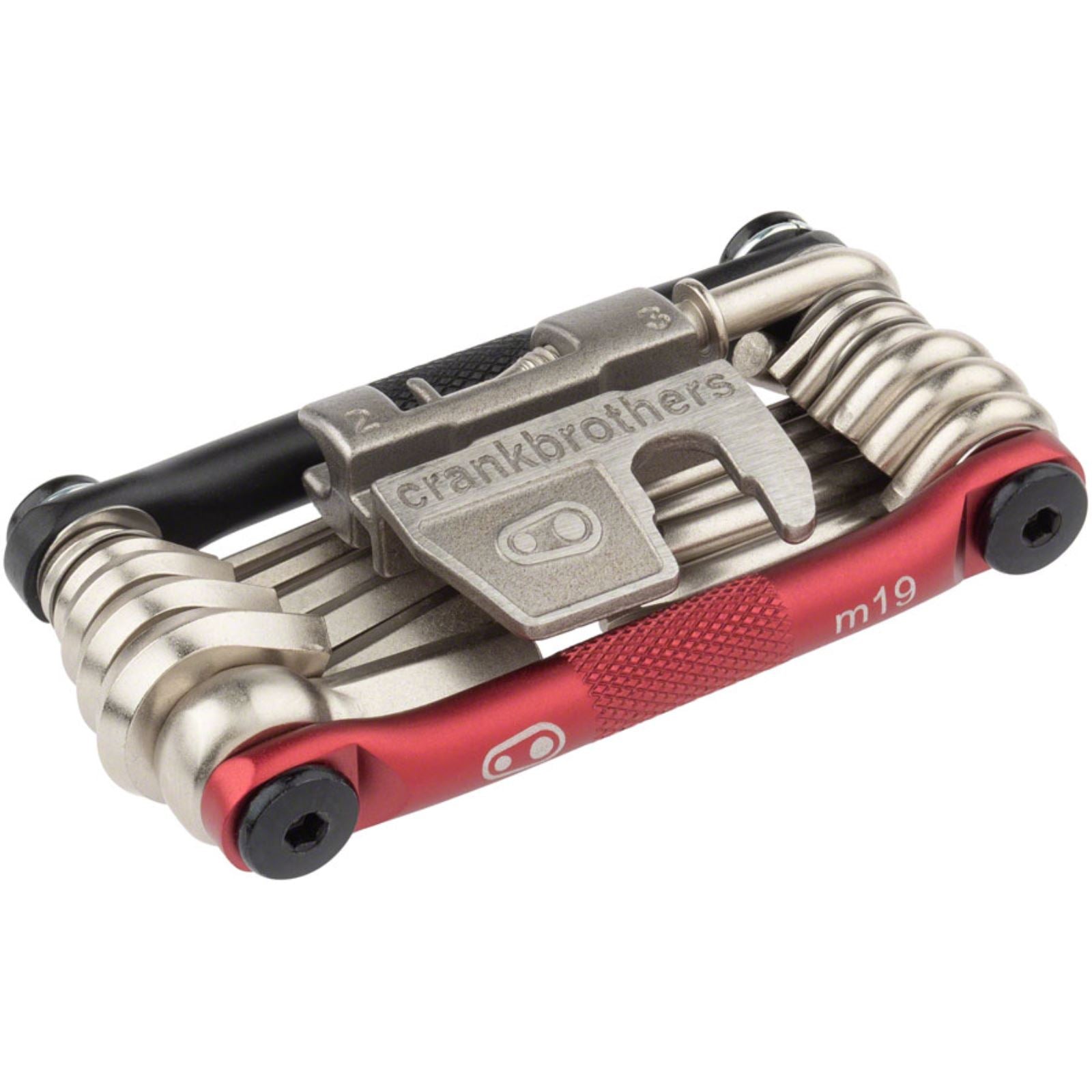 Crankbrothers Multi 19 Tool - Black/Red [MPN: 16192]_1268539