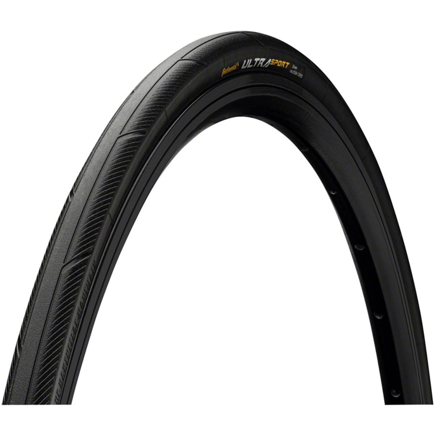 Continental Tire - Bicycle Ultra Sport III Tire - 700 x 25, Clincher, Wire, Black [MPN: C2019225]_1269761