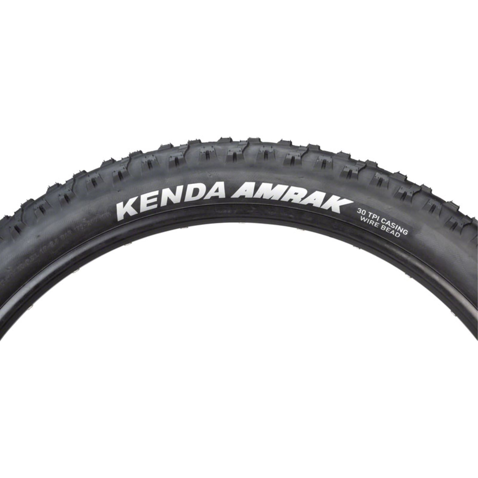 Kenda - Bicycle Kenda K1247 Amrak Tire - 27.5 x 2.4, Clincher, Wire, Black, 30tpi 1271247002_1269777