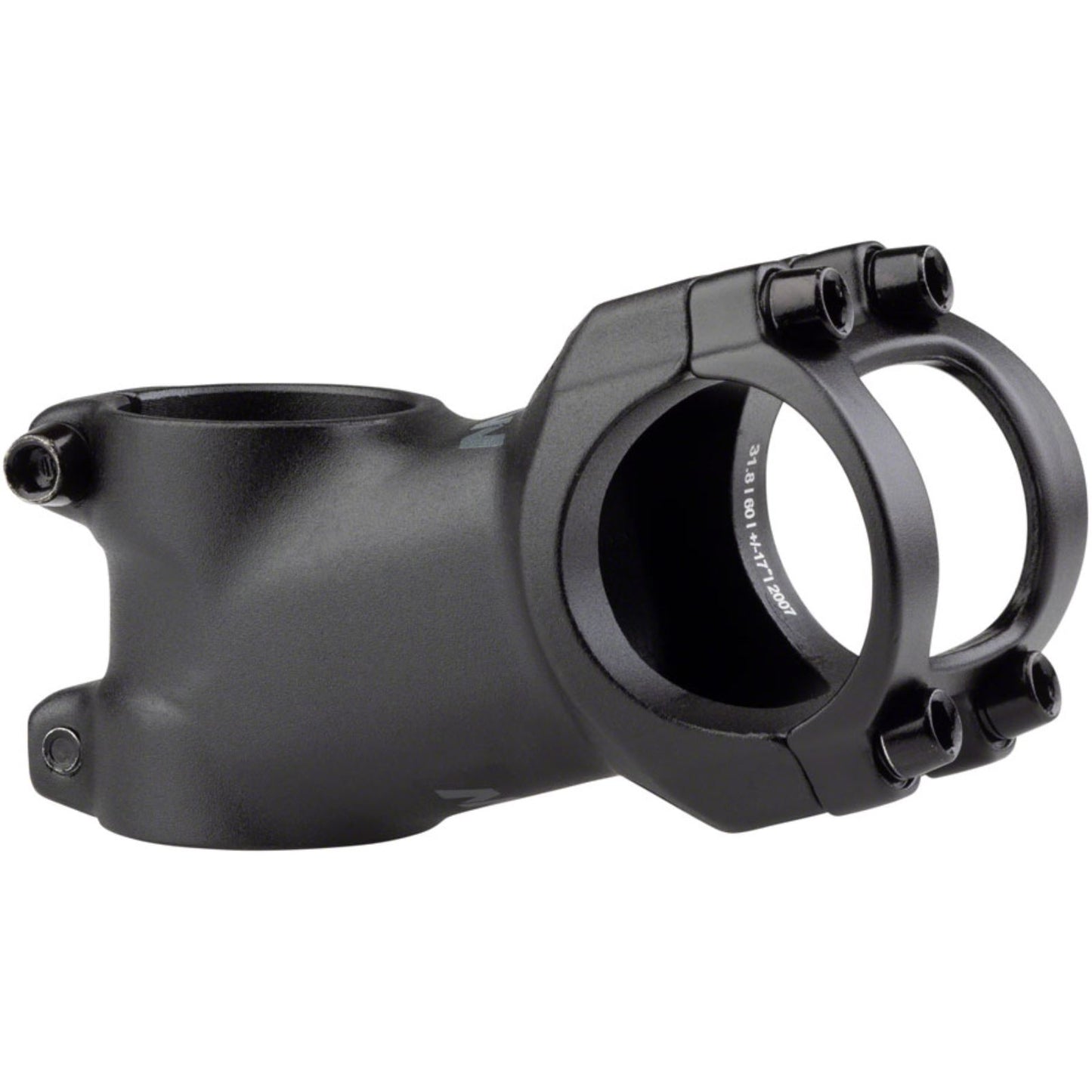 MSW 17 Stem - 60mm - 31.8 Clamp +/-17, 1 1/8" - Aluminum - Black [MPN: 17-000273]_1270085