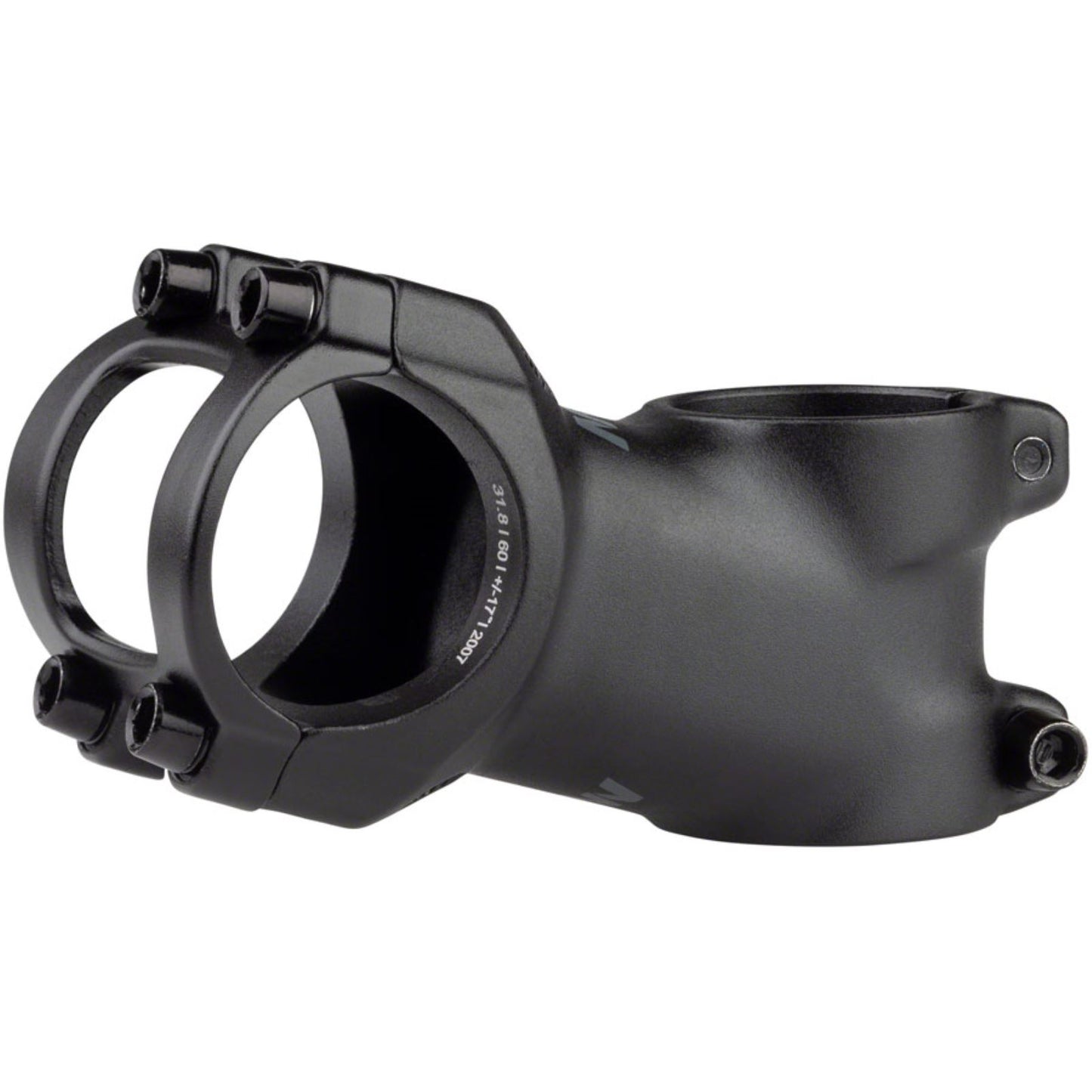 MSW 17 Stem - 60mm - 31.8 Clamp +/-17, 1 1/8" - Aluminum - Black [MPN: 17-000273]_1270086
