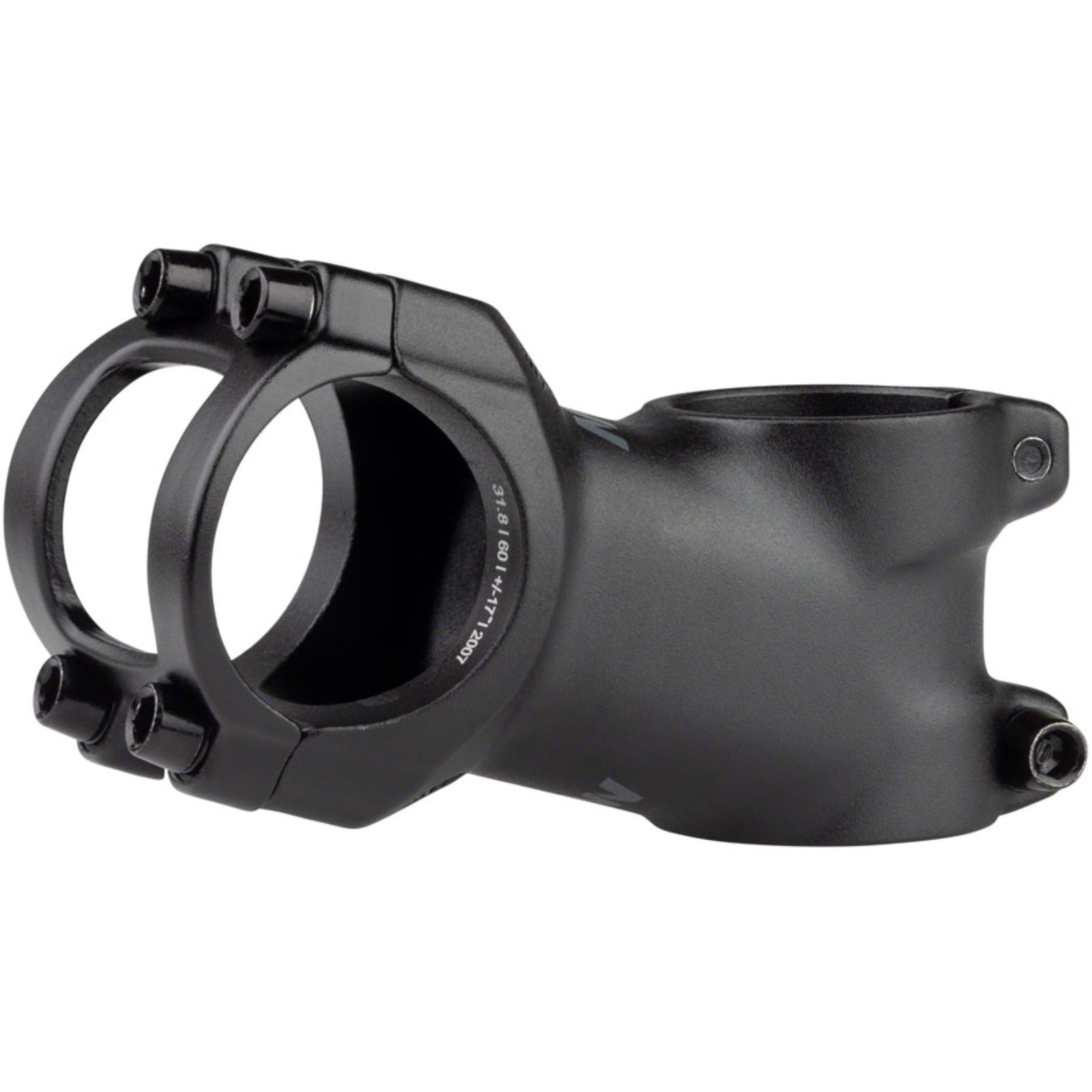 MSW 17 Stem - 60mm - 31.8 Clamp +/-17, 1 1/8" - Aluminum - Black [MPN: 17-000273]_1270086