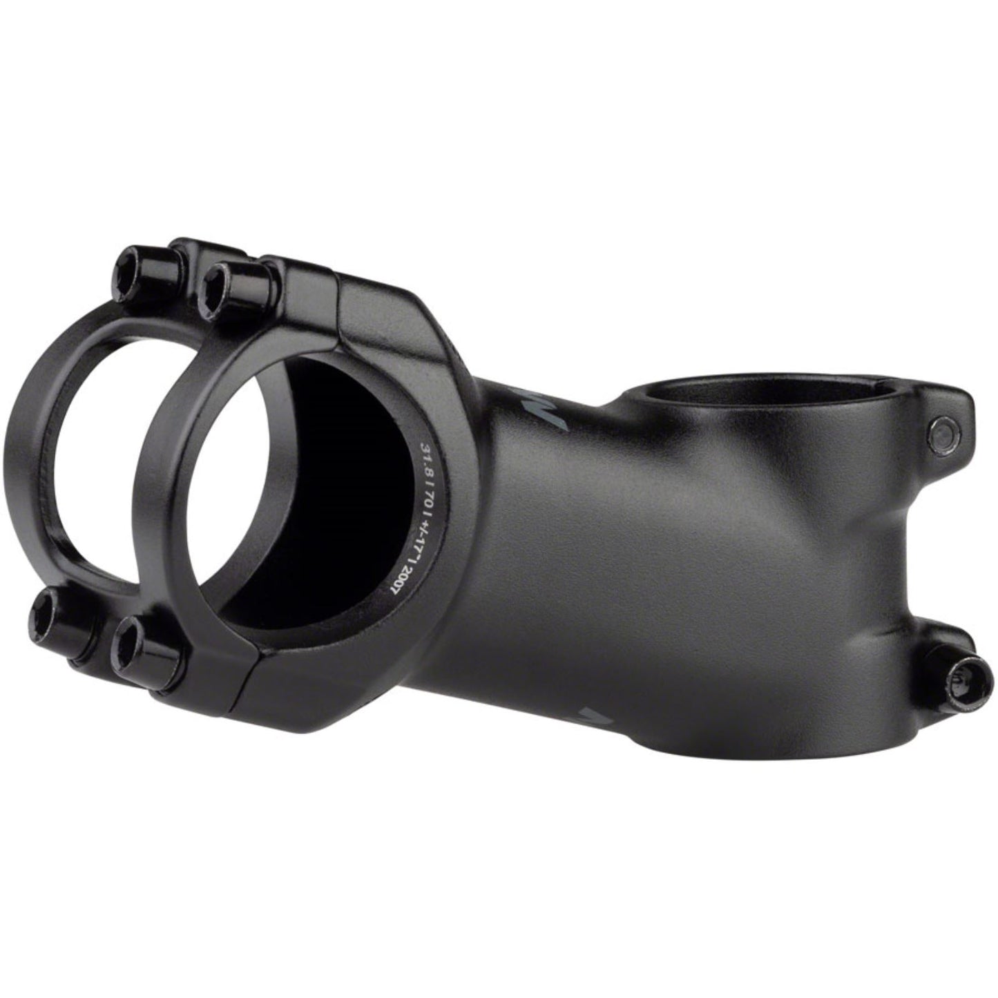 MSW 17 Stem - 70mm - 31.8 Clamp +/-17, 1 1/8" - Aluminum - Black [MPN: 17-000273]_1270090