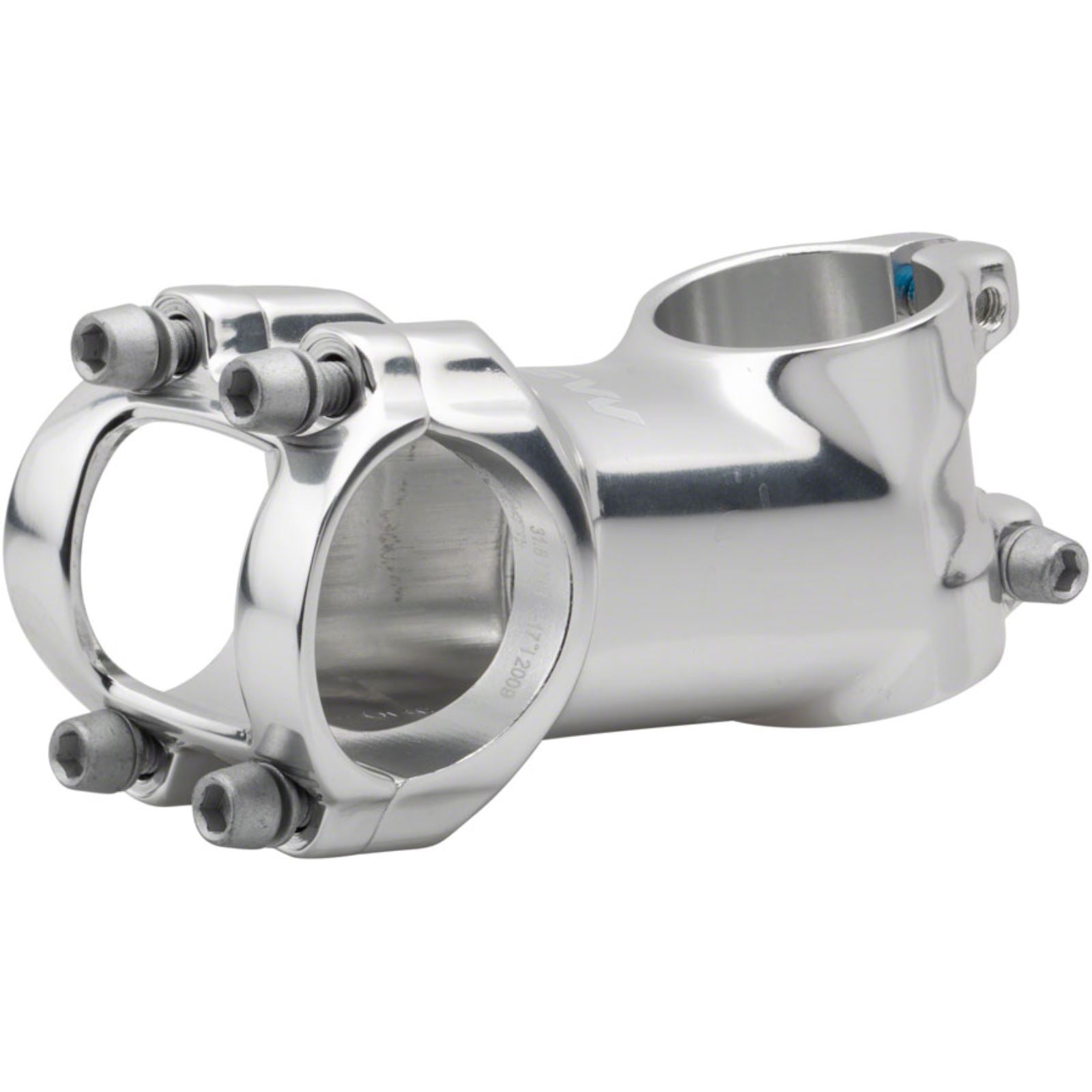 MSW 17 Stem - 70mm - 31.8 Clamp +/-17, 1 1/8" - Aluminum - Silver [MPN: 17-000281]_1270094