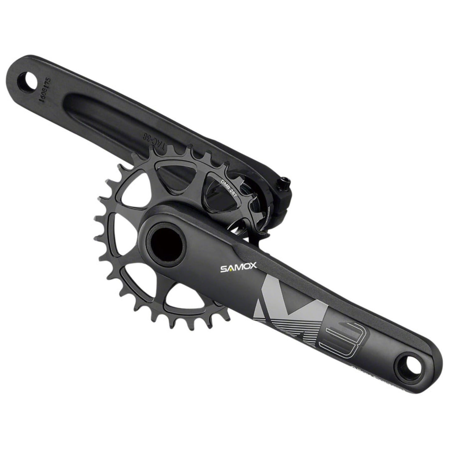 Samox M3 Crankset - 170mm, 10-12 Speed, 3-Bolt Direct Mount, Black [MPN: TAM38-D32NS-BB0-170]_1270829