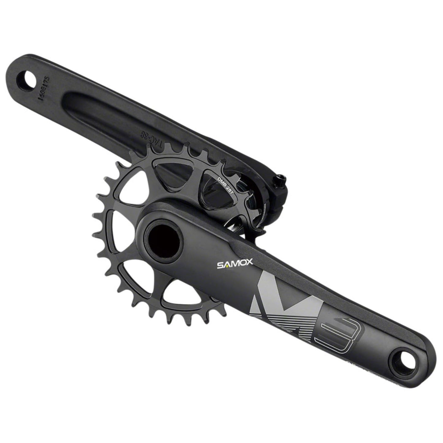 Samox M3 Crankset - 170mm,10-12 Speed, 3-Bolt Direct Mount, Black [MPN: TAM38B-D32NS-BB0-170]_1270833