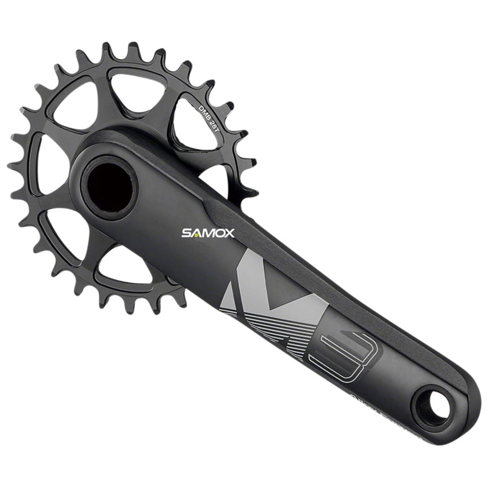 Samox M3 Crankset - 170mm,10-12 Speed, 3-Bolt Direct Mount, Black [MPN: TAM38B-D32NS-BB0-170]_1270834