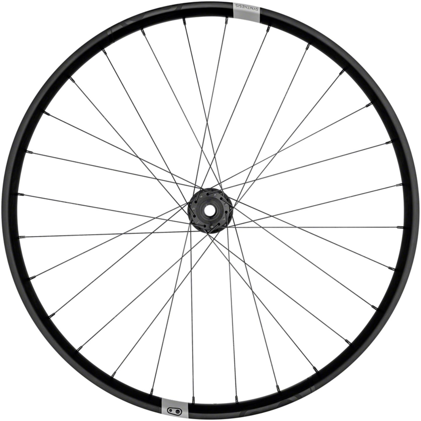 Crankbrothers Synthesis E I9 Alloy Front Wheel - 27.5, 15 x 110mm, 6-Bolt, Black [MPN: 16511]_1273808