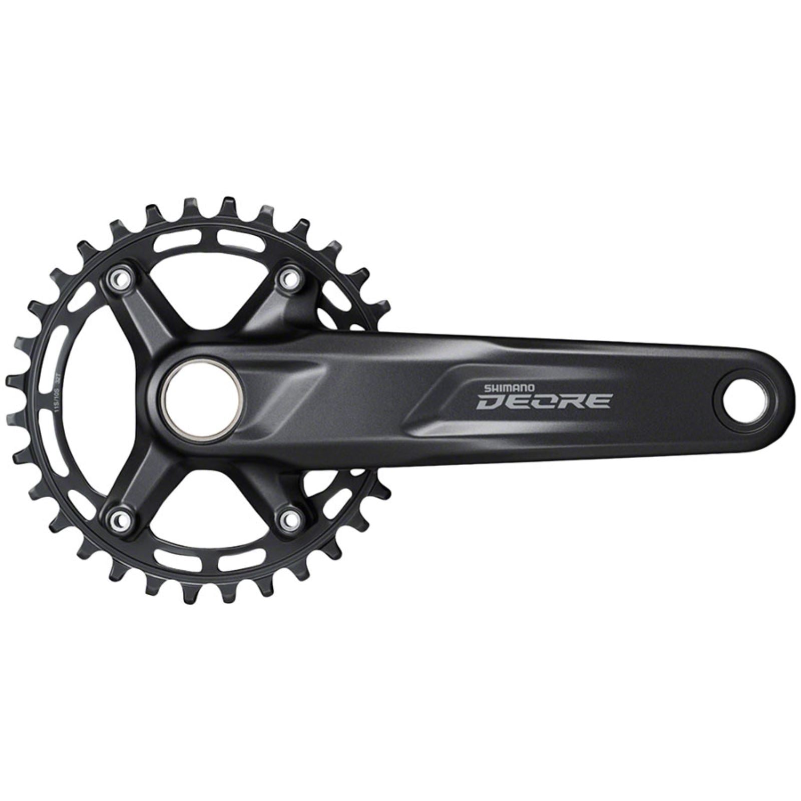 Shimano Deore FC-M5100-1 Crankset - 170mm, 10/11-Speed, 32T - Black [MPN: EFCM51001CXA2]_1274699