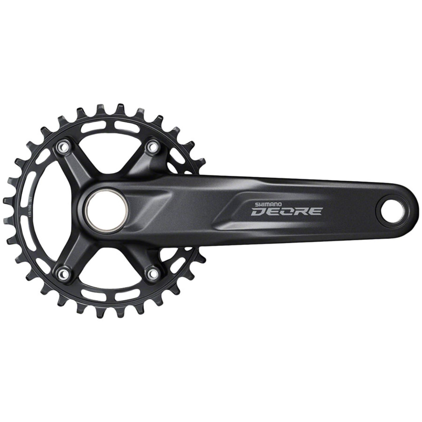 Shimano Crankset - 175mm - 10/11-Speed - 96 BCD - Black - Deore FC-M5100-1 [MPN: EFCM51001EXA2]_1274701