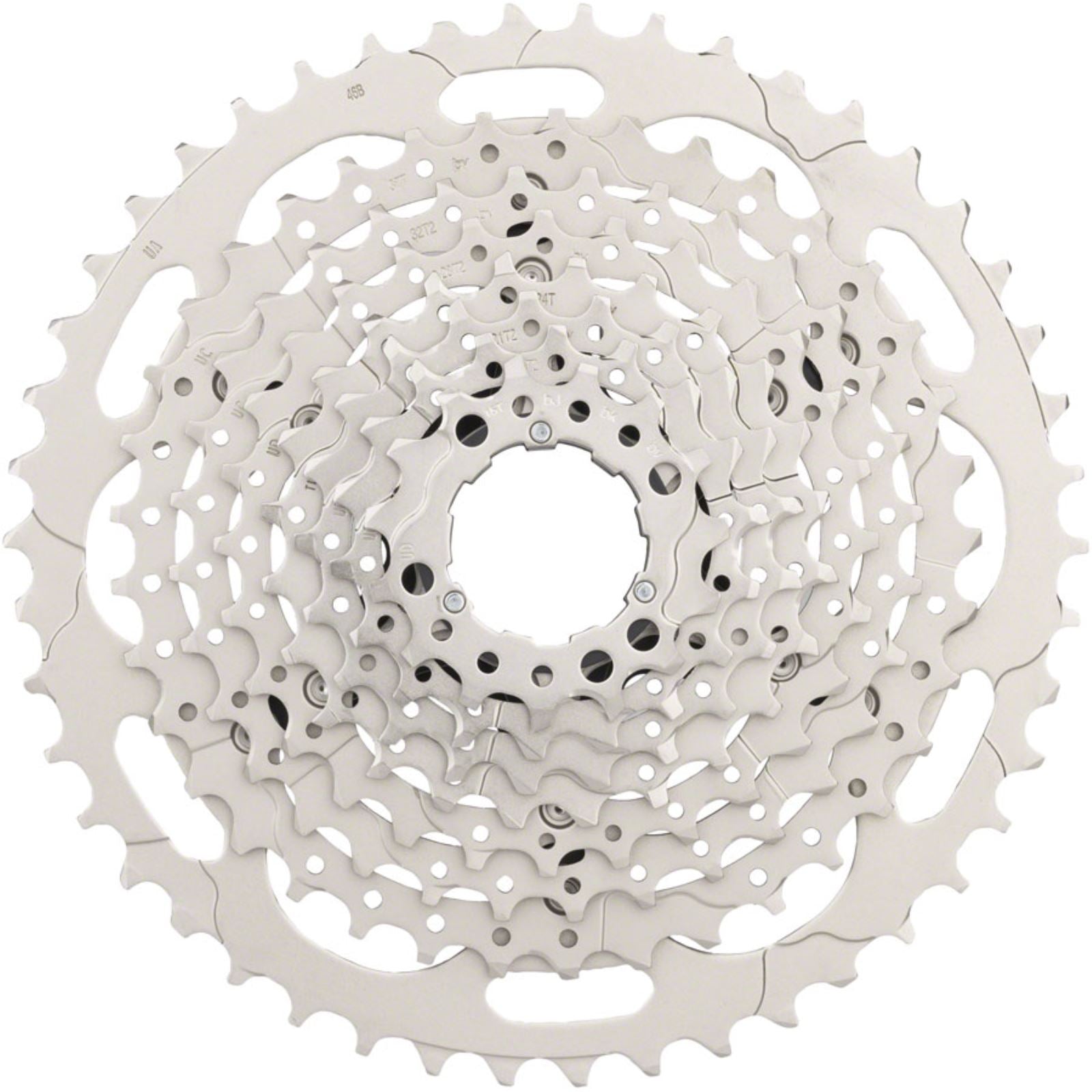 Shimano Cassette - 10-Speed - 11-46t - Silver - Deore CS-M4100-10  [MPN: ECSM410010146]_1274767