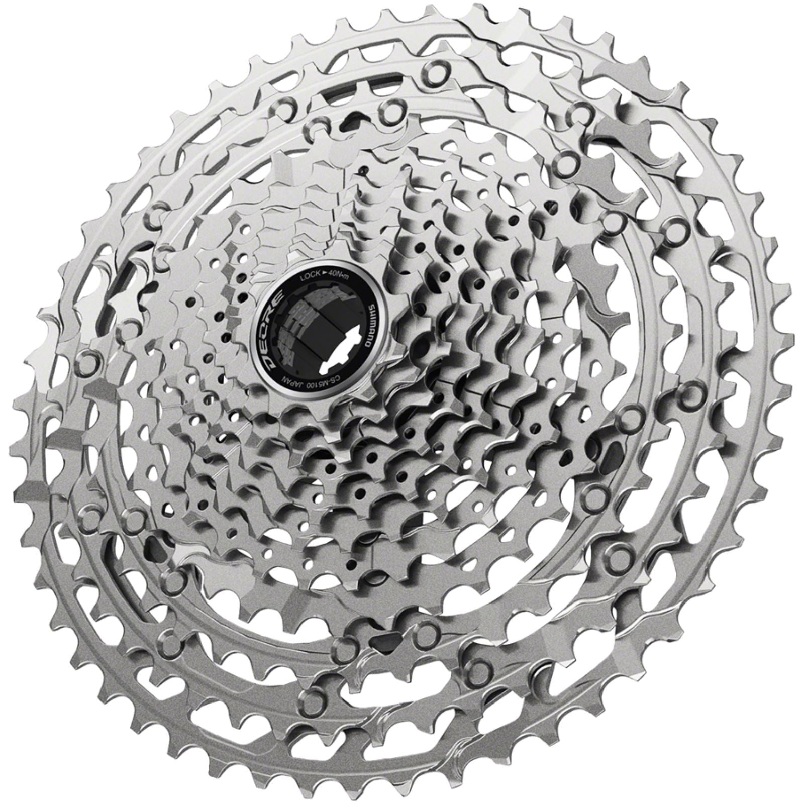 Shimano Cassette - 11-Speed - 11-51t - Silver - Deore CS-M5100-11  [MPN: ICSM510011151]_1274768