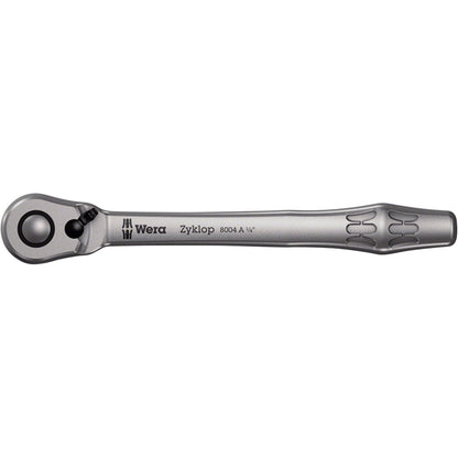 Wera 8004 A Zyklop Metal Ratchet - 1/4" Drive, Switch Lever [MPN: 05004004001]_1274961