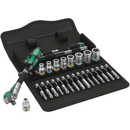 Wera 8100 SA 6 Zyklop Speed Ratchet Set - 1/4" Drive, Metric [MPN: 05004016001]_1274966