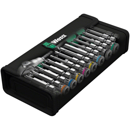 Wera 8100 SA 6 Zyklop Speed Ratchet Set - 1/4" Drive, Metric [MPN: 05004016001]_1274967