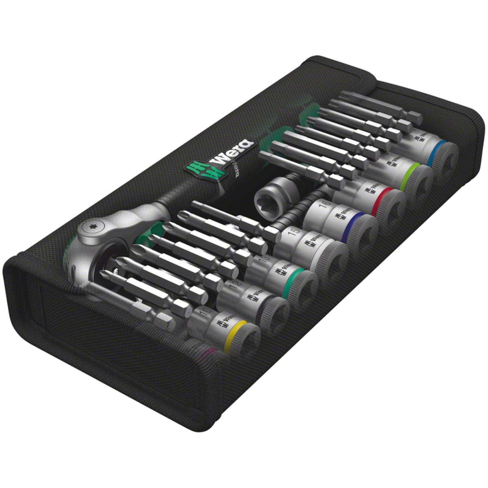 Wera 8100 SB 6 Zyklop Speed Ratchet Set - 3/8" Drive, Metric [MPN: 05004046001]_1274970