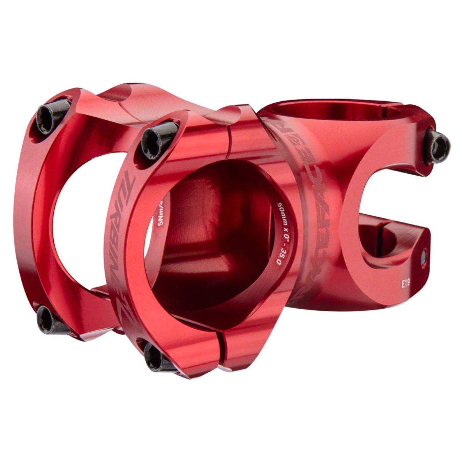 Race Face Turbine R 35 Stem - 50mm, 35mm Clamp, +/-0, 11/8" - Red [MPN: ST17TURR3550X0RED]_1275722