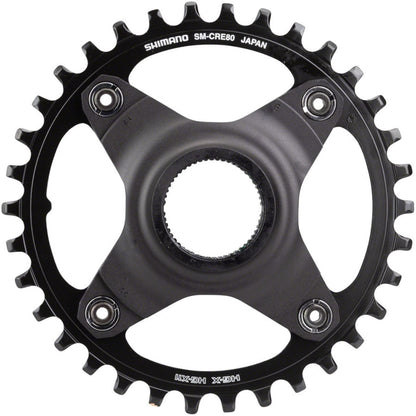 Shimano STEPS SM-CRE80 eBike Chainring - 34t, 56.5mm Black [MPN: ISMCRE8012SBA4XL]_1275993