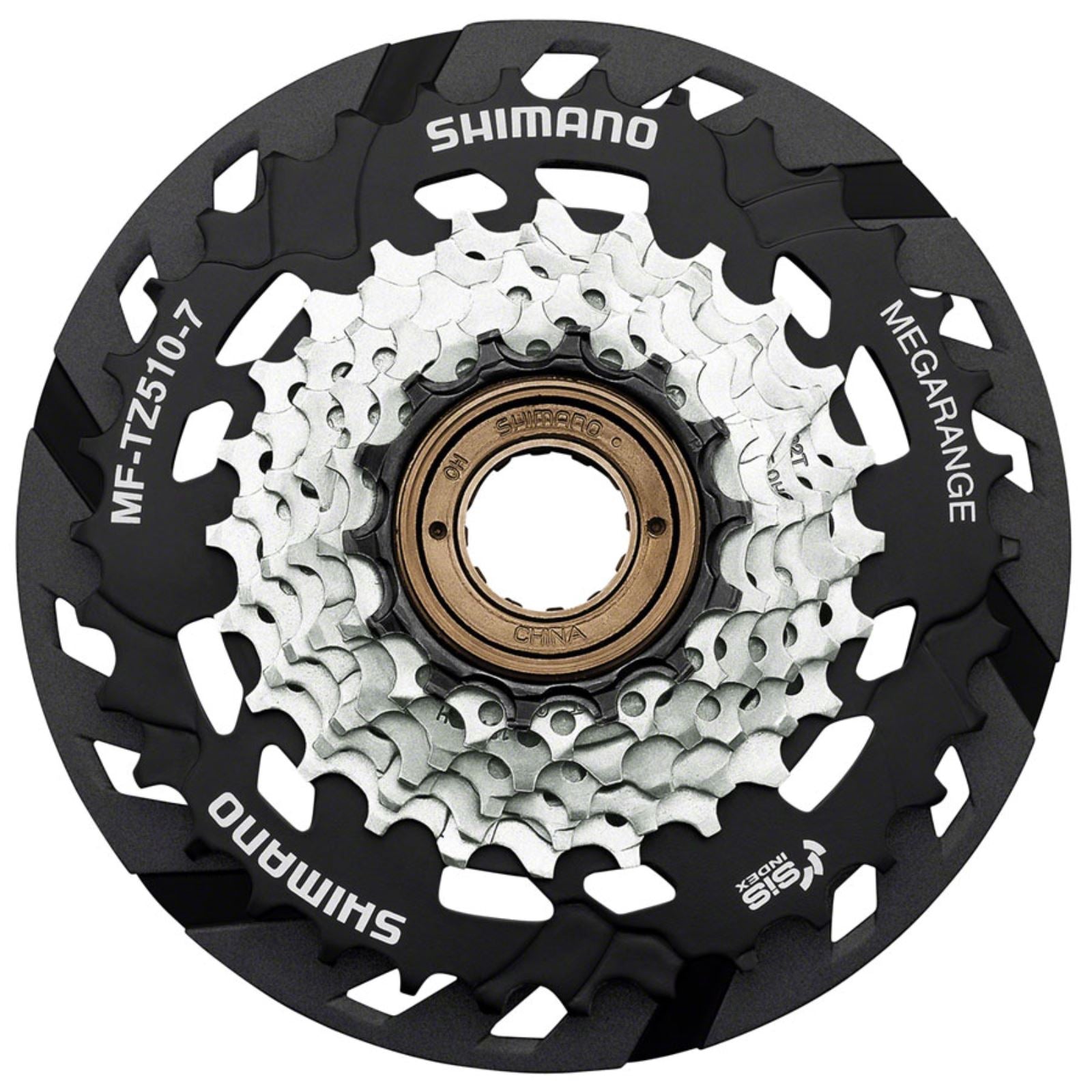 Shimano Multi-Speed Freewheel - 7-Speed - 14-34t - MF-TZ510-7-CP  [MPN: EMFTZ5107434CP]_1276045