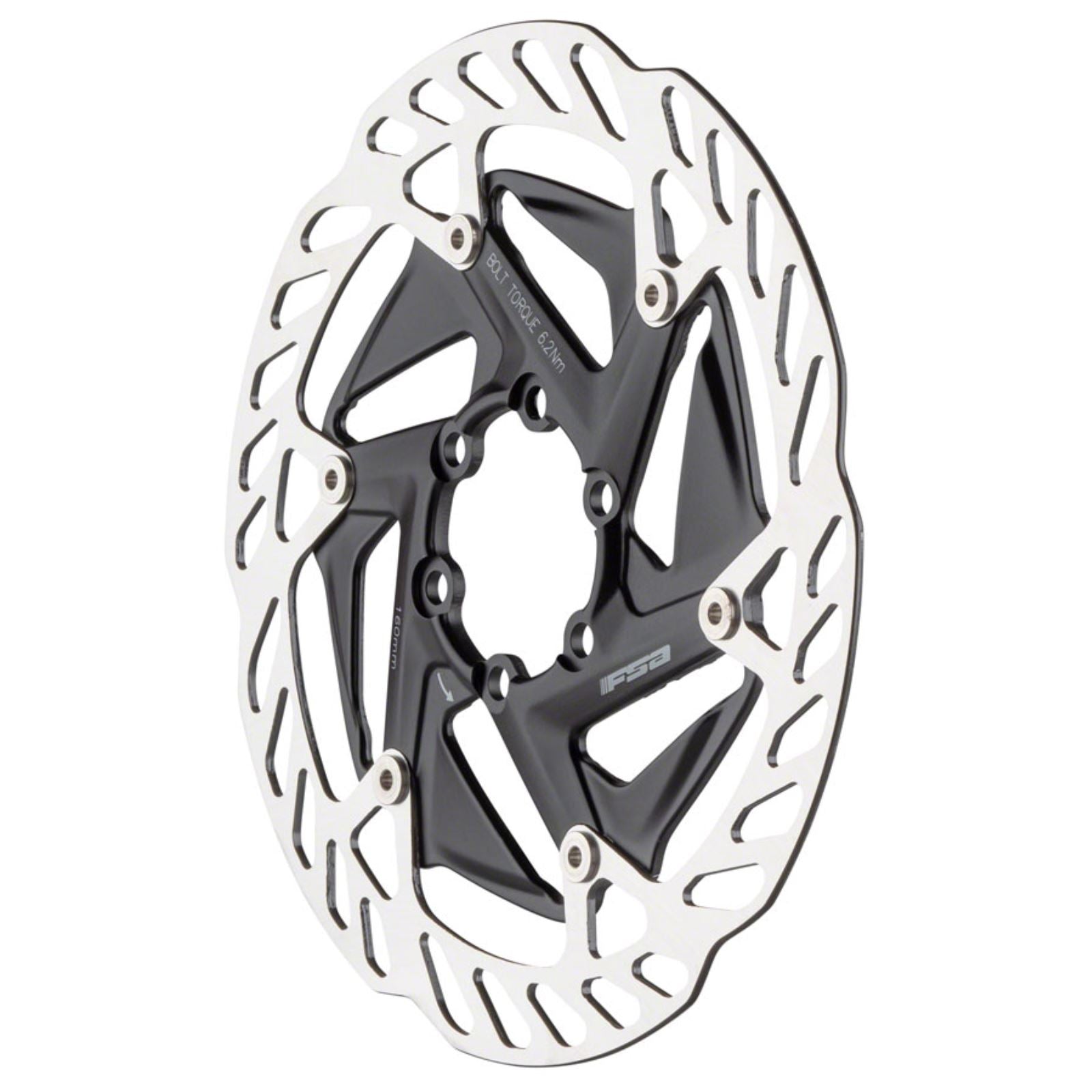 Full Speed Ahead K-Force WE Disc Brake Rotor - 160mm, 6-Bolt, Silver [MPN: 406-0063000010]_1276548