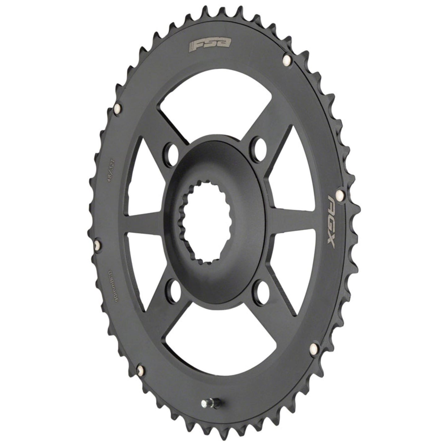 Full Speed Ahead Gossamer AGX Direct Mount Chainring - 48t, Black [MPN: 370-0143004050]_1276581
