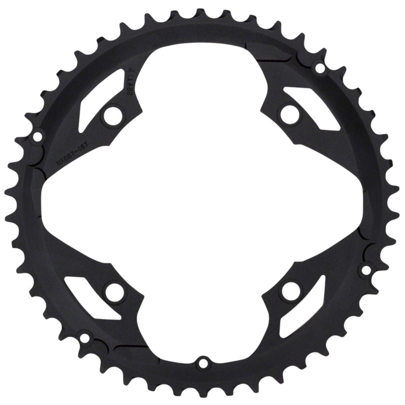 Full Speed Ahead Omega/Vero Pro Road Chainring - 46t, 120mm BCD, Black [MPN: 370-0045003050]_1276584