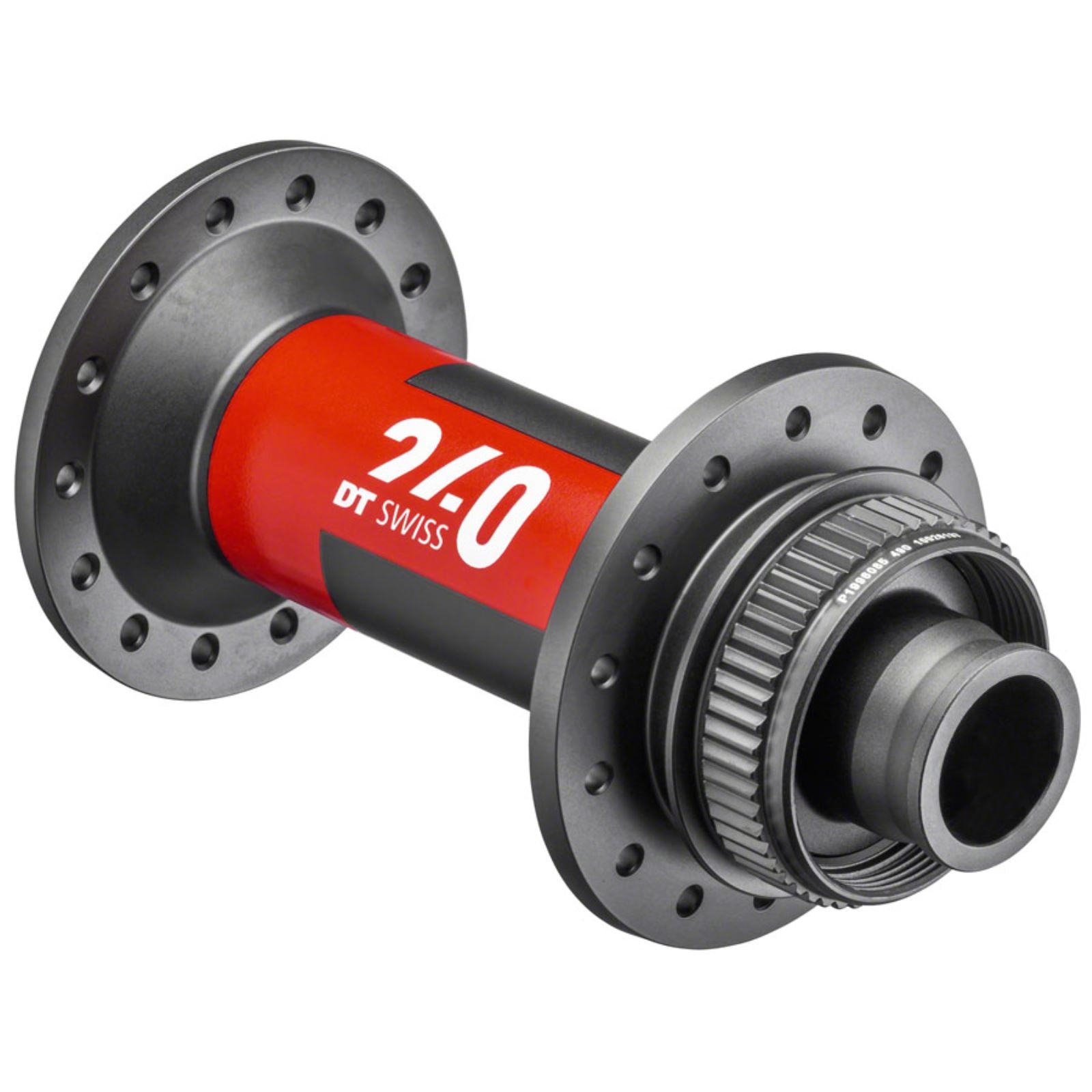 DT Swiss 240 Front Hub - 15 x 110mm, Center Lock, 28h, Black/Red [MPN: H240BCIXR28SA6137S]_1277273