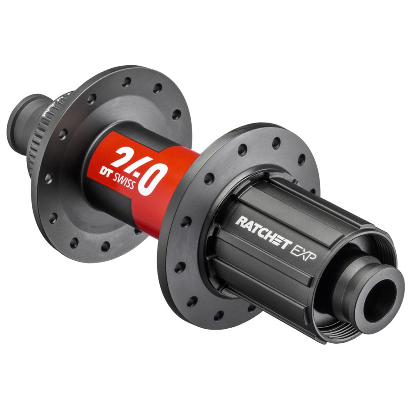 DT Swiss 240 EXP Rear Hub 12 x 142mm, HG 11 Road, Black/Red, 24H [MPN: H240NCDIR24SA8486S]_1277230