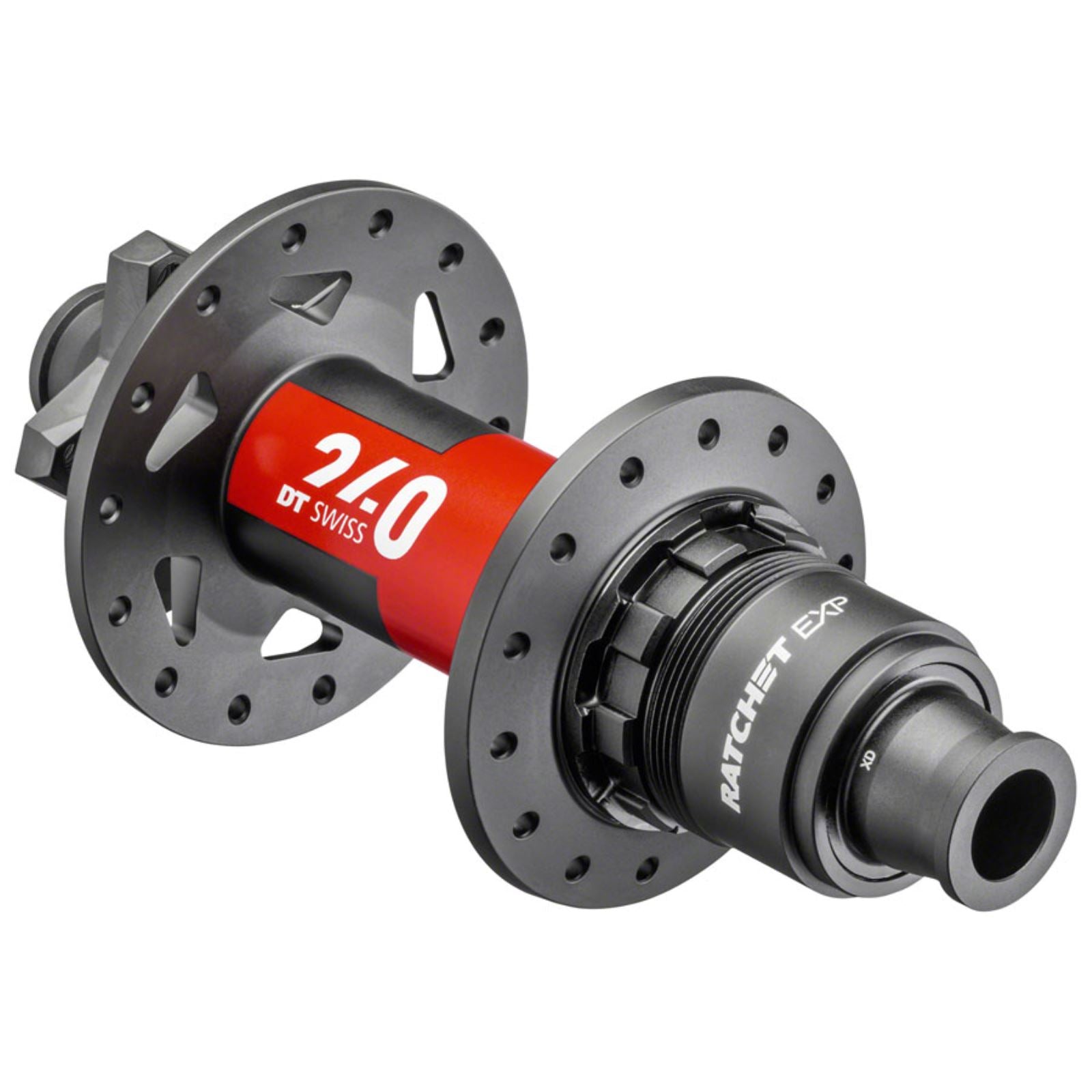 DT Swiss 240 EXP Rear Hub - 12 x 157mm, 6-Bolt, XD, 32H - Black/Red [MPN: H240ODDRR32SA8397S]_1277233