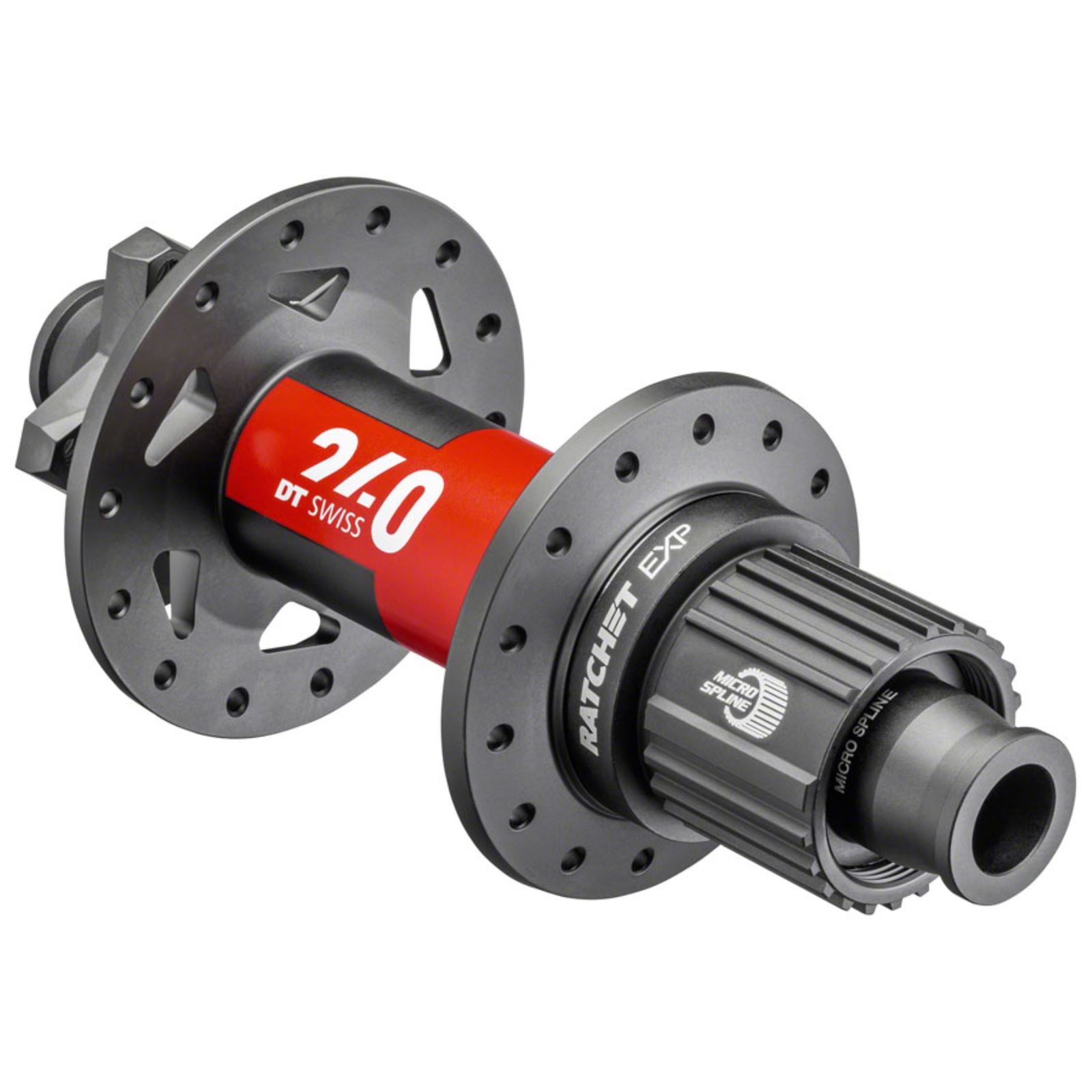 DT Swiss 240 EXP Rear Hub - 12 x 148mm, 6-Bolt, Black/Red, 28H, 36pt [MPN: H240TDD2R28SA7273S]_1277236