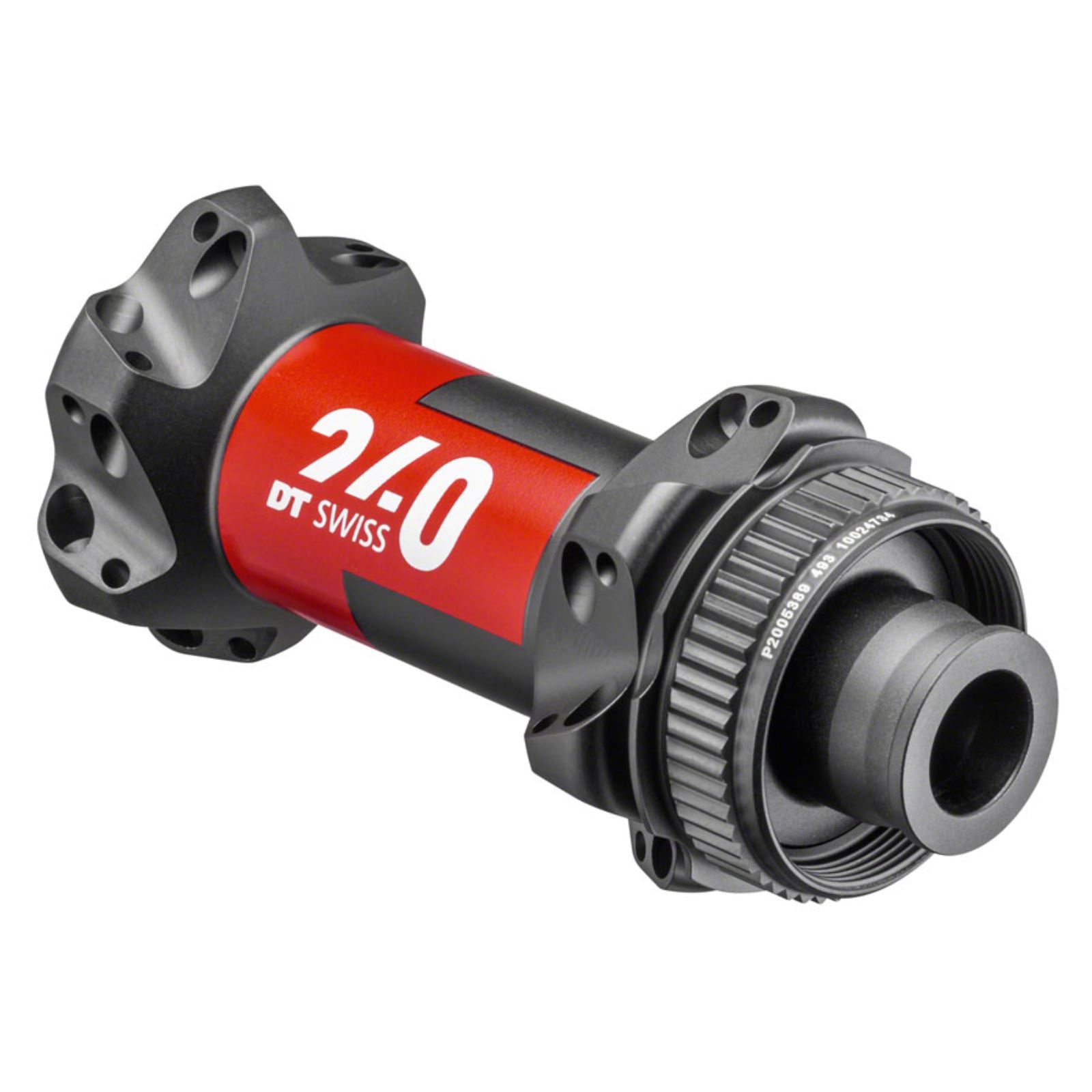 DT Swiss 240 Front Hub - 12 x 100mm, Straight Pull, 24h, Black/Red [MPN: H24PACDXR24SA4734S]_1277241