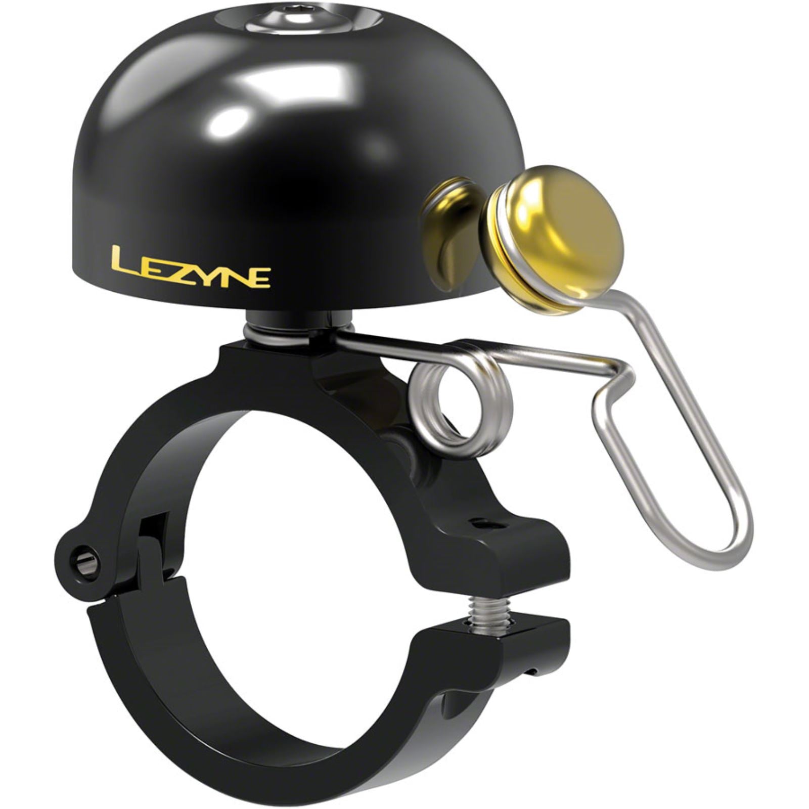 Lezyne Classic Brass Bell - Hard Mount - Black [MPN: 1-BL-CLBRSHM-V204M]_1277421