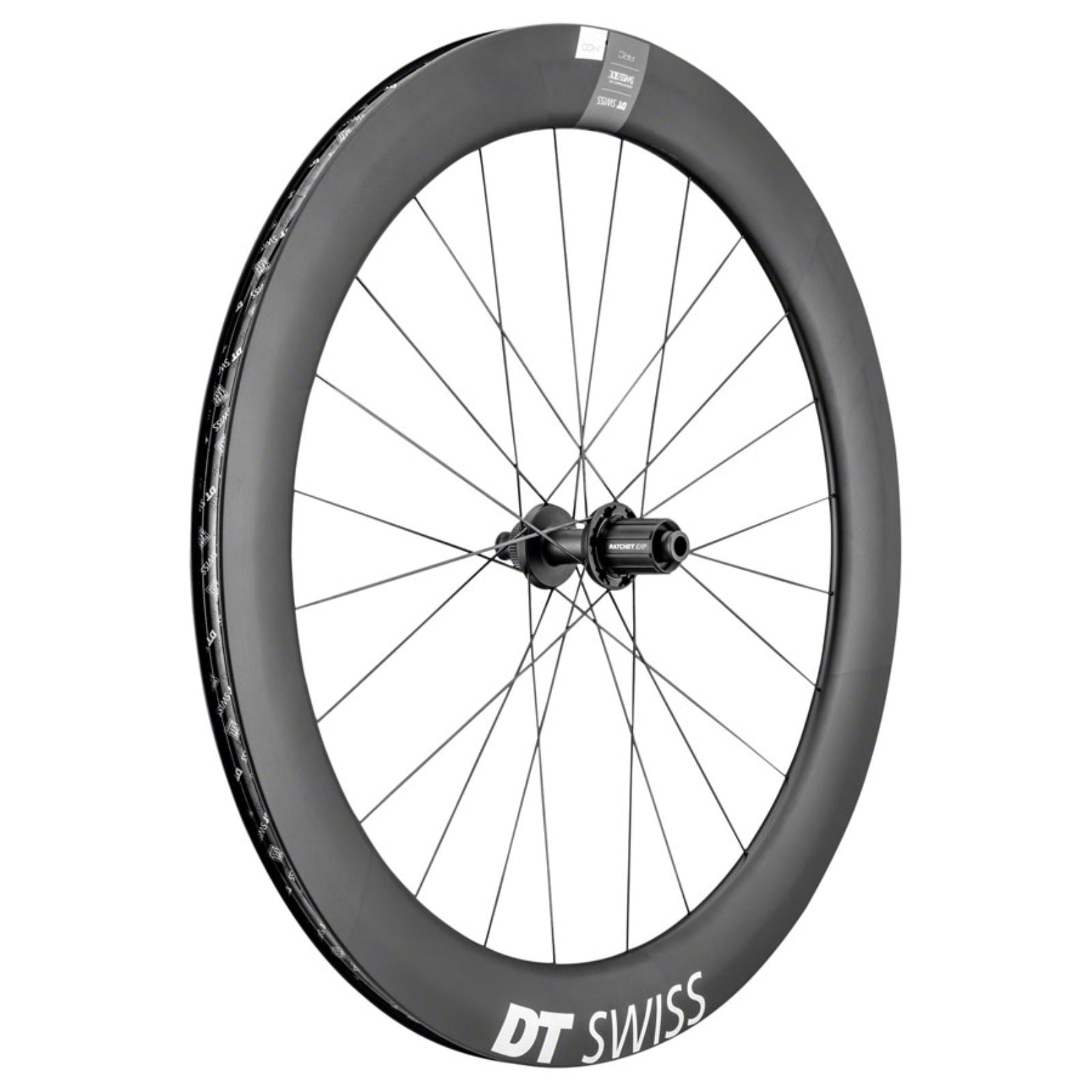 DT Swiss ARC1400 DiCut Rear Wheel - 62mm, 700c, 12 x 142mm, Black [MPN: WARC140NIDICA12589]_1277480