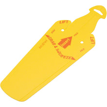 MSW Splashpad Fender - Rear - Yellow [MPN: 17-000342]_1279989