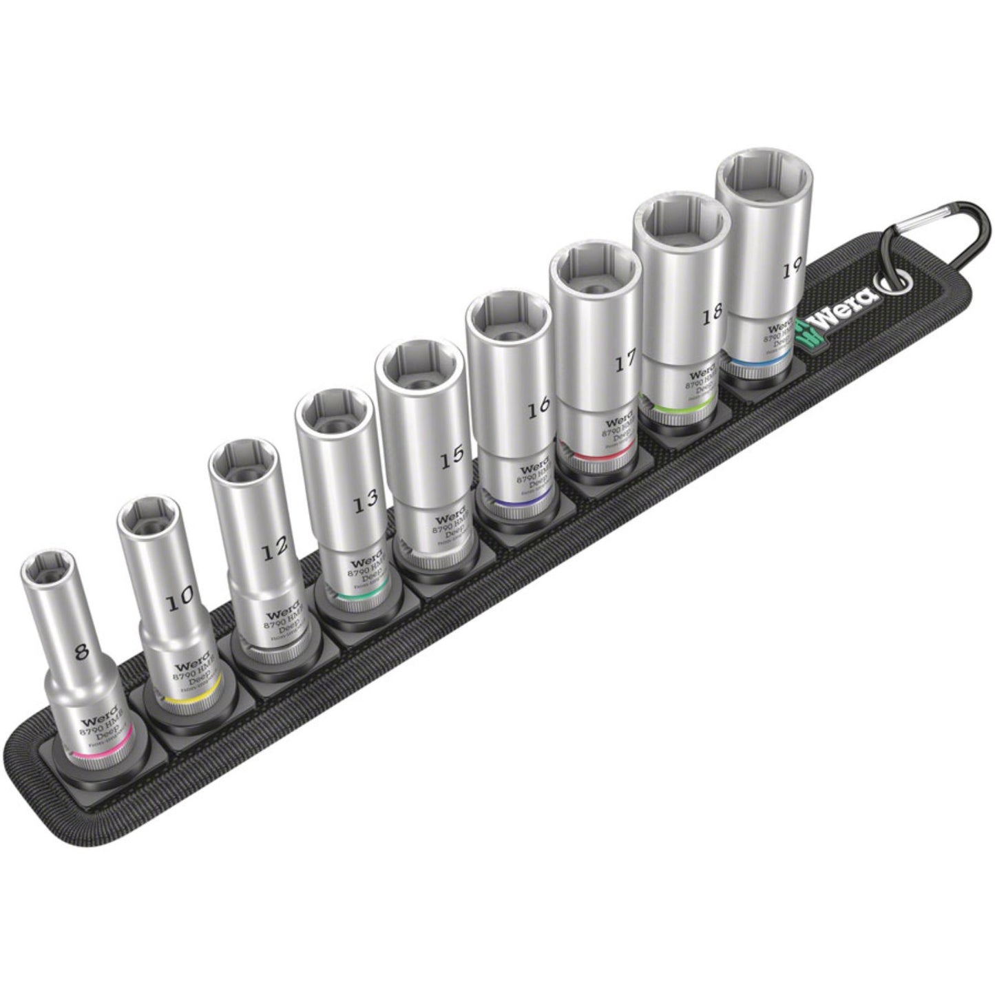 Wera Belt B Deep 1 socket set - 3/8" drive, 9 pieces [MPN: 05004545001]_1282023