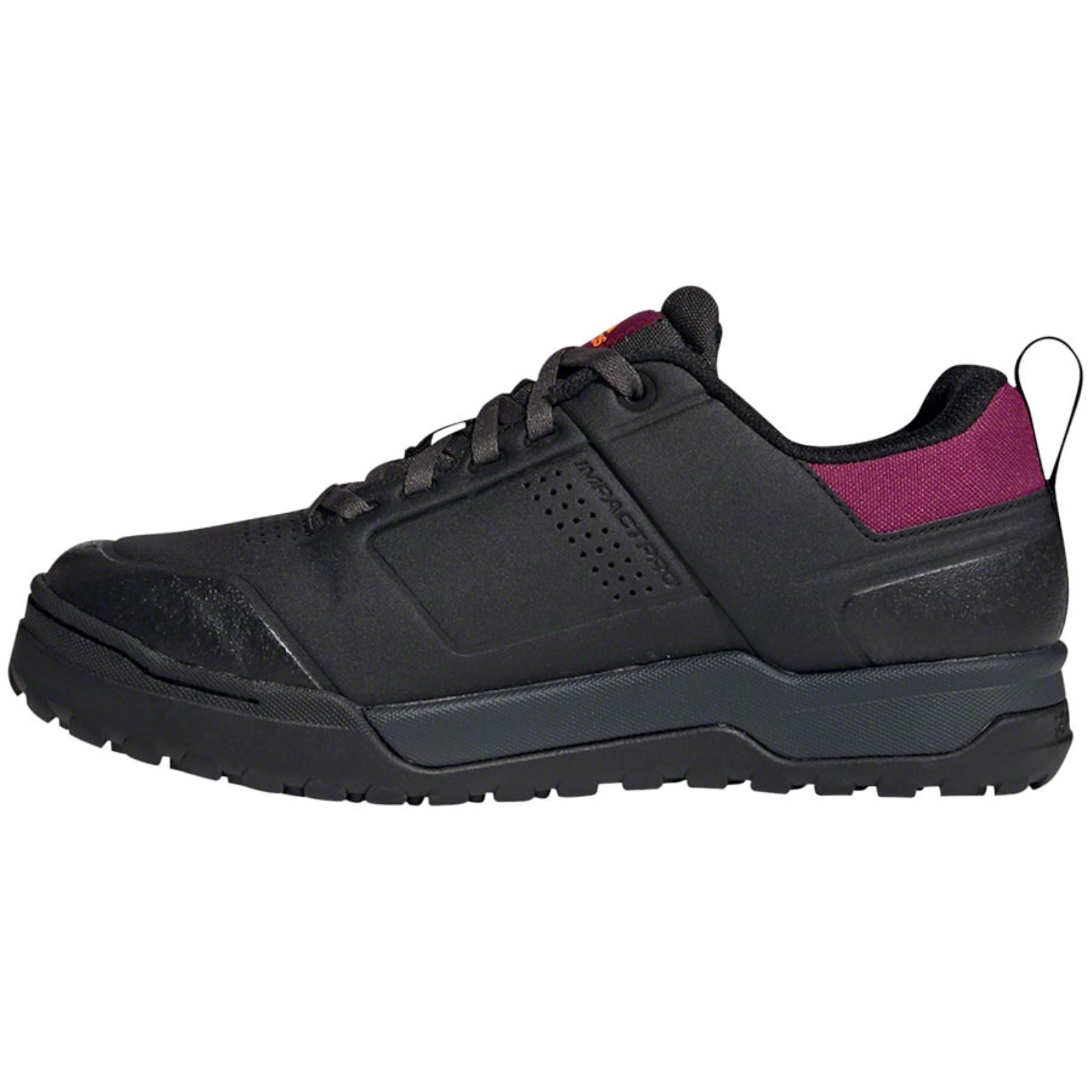 Five Ten Women's Impact Pro Flat Shoes - Black/Orange/Power Berry_1282468