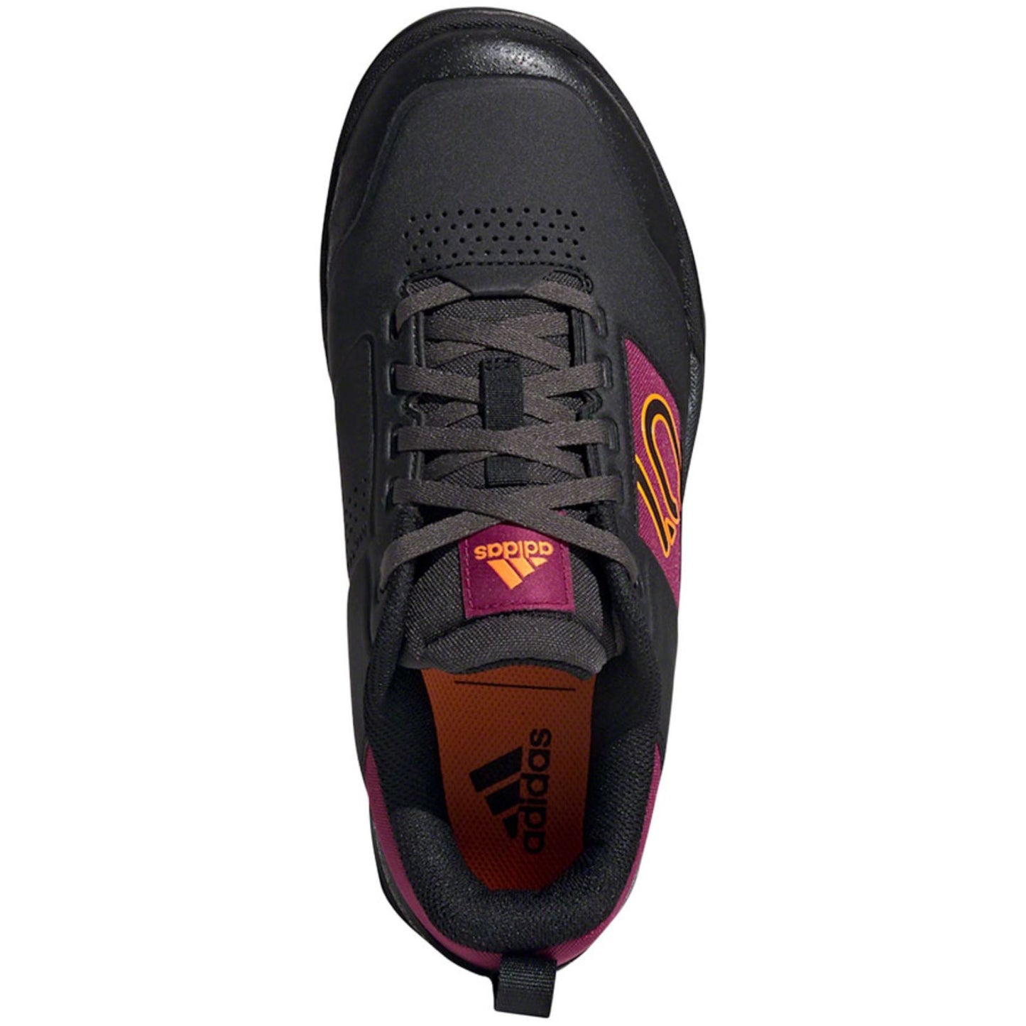 Five Ten Women's Impact Pro Flat Shoes - Black/Orange/Power Berry_1282469
