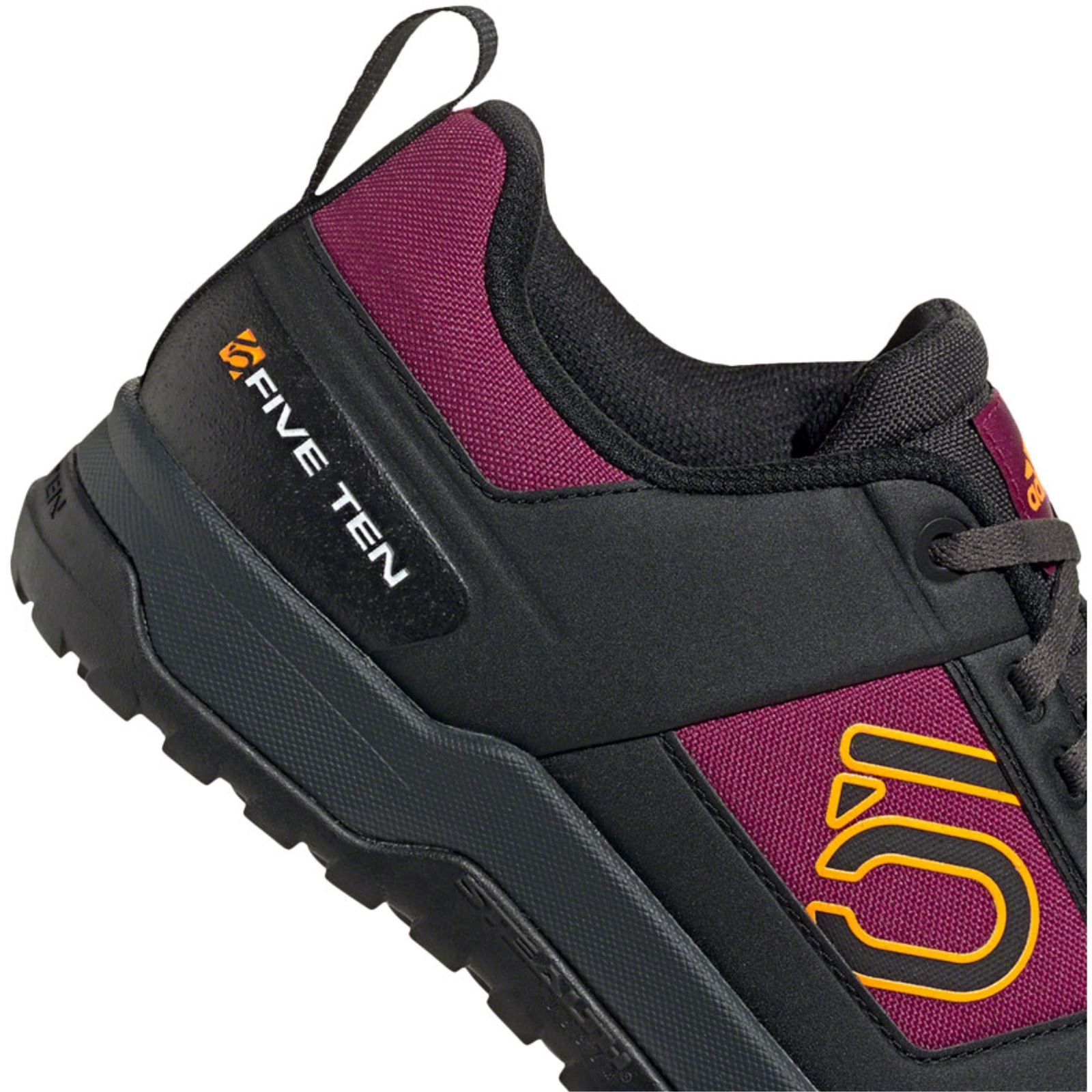Five Ten Women's Impact Pro Flat Shoes - Black/Orange/Power Berry_1282471