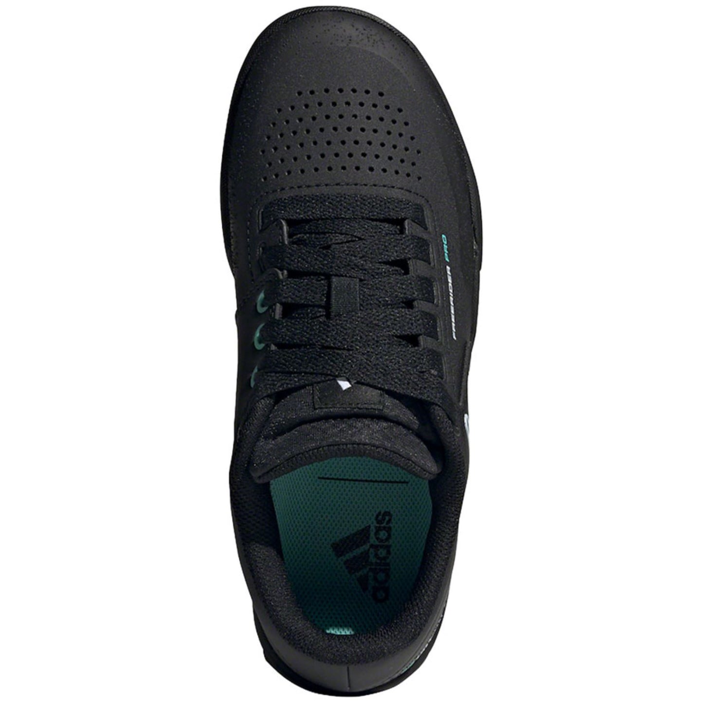 Five Ten Women's Freerider Pro Flat Shoes - Black/White/Mint - 10.5 [MPN: FX4453-10-]_1284247