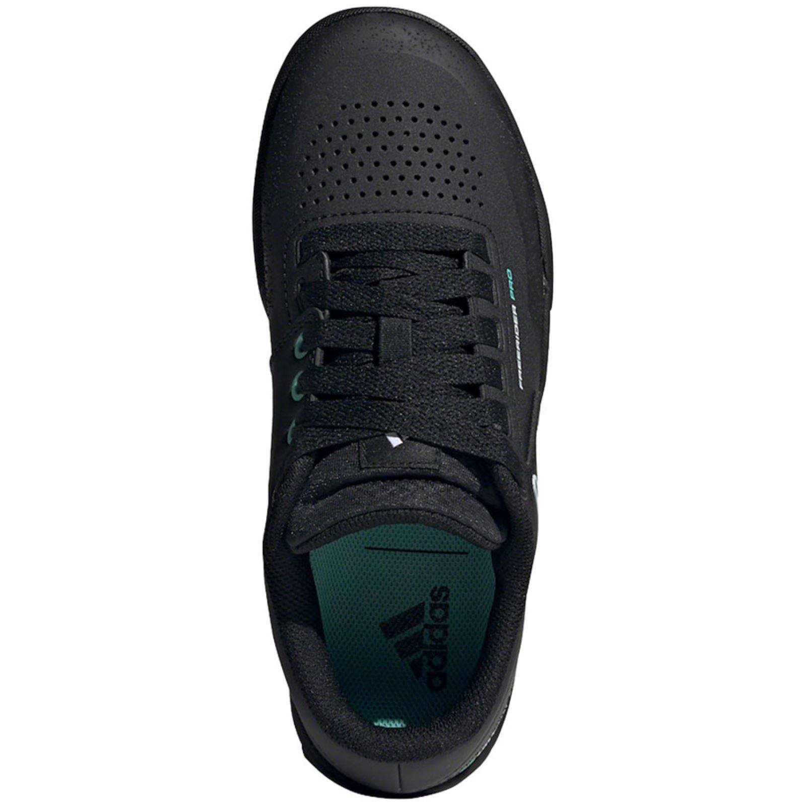 Five Ten Women's Freerider Pro Flat Shoes - Black/White/Mint - 10.5 [MPN: FX4453-10-]_1284247