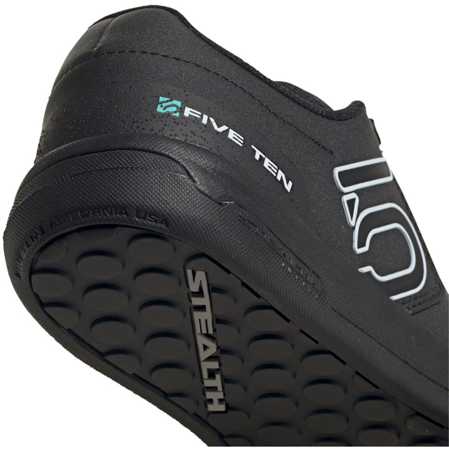 Five Ten Women's Freerider Pro Flat Shoes - Black/White/Mint - 10.5 [MPN: FX4453-10-]_1284249
