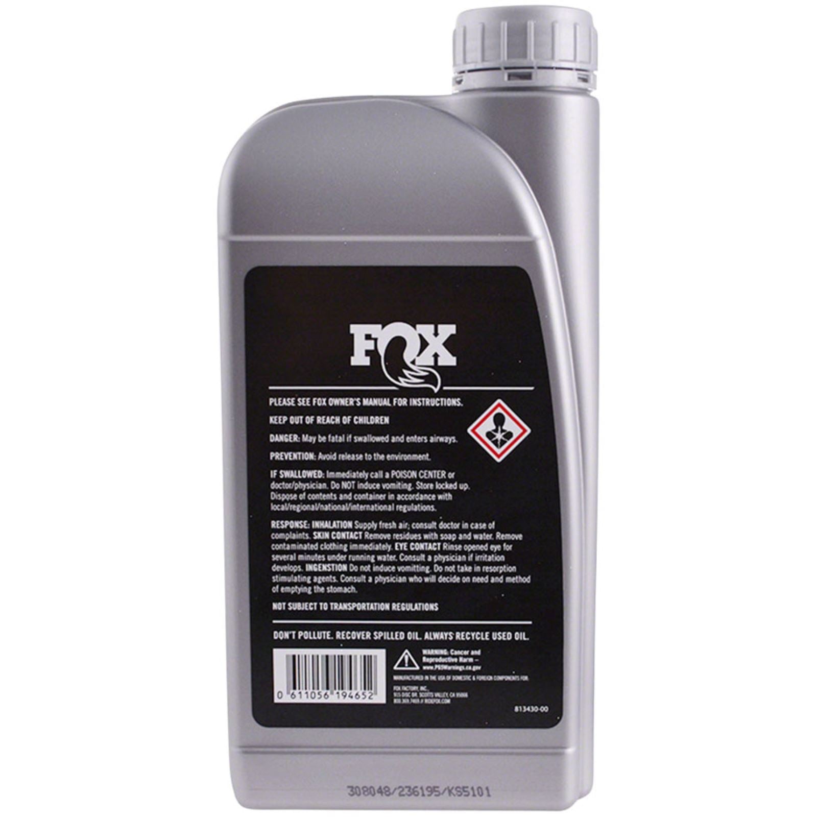 Fox Factory 4wt Suspension Oil - 1 liter 025-03-063_1286229